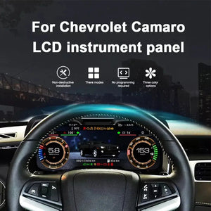 12.3" LCD Digital Dashboard Cluster For Chevrolet Camaro 2010-2015 Car Panel Speedometer Virtual Cockpit Carputech
