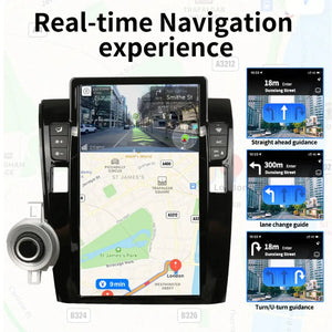 13.6" Qualcomm For Toyota Tundra 2007-2013 Car Radio Stereo Carplay Upgrade Tesla Style Screen Android Auto GPS Navigation Multimedia Player Carputech