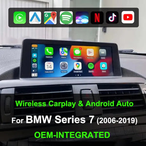 BMW Series 7 2006-2019 | Apple Carplay & Android Auto Module Carputech