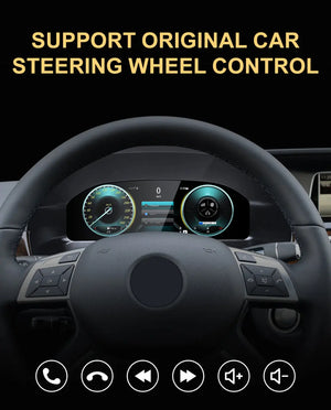 For Mercedes Benz E class W212 NTG 4.5 4.0 2010-2015 12.3" LCD Digital Dashboard Cluster Car Panel Speedometer Virtual Cockpit Carputech