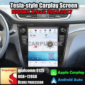 12.1" For NISSAN X-trail 2014-2017 Car Radio Headunit Stereo Carplay Upgrade Tesla Style Screen Android Auto GPS Navigation Multimedia Player Carputech
