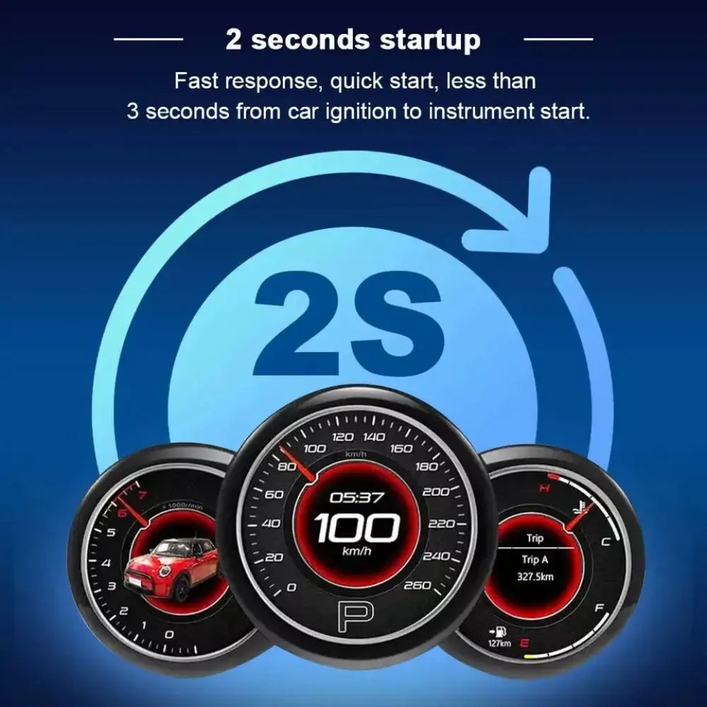 LCD Digital Dashboard Cluster For BMW MINI Cooper 2014-2023 Car Panel Speedometer Virtual Cockpit - Carputech