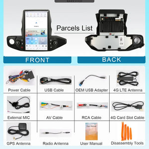 13.6" Qualcomm For Jeep Wrangler JL 2018-2021 Car Radio Stereo Carplay Upgrade Tesla Style Screen Android Auto GPS Navigation Multimedia Player Carputech