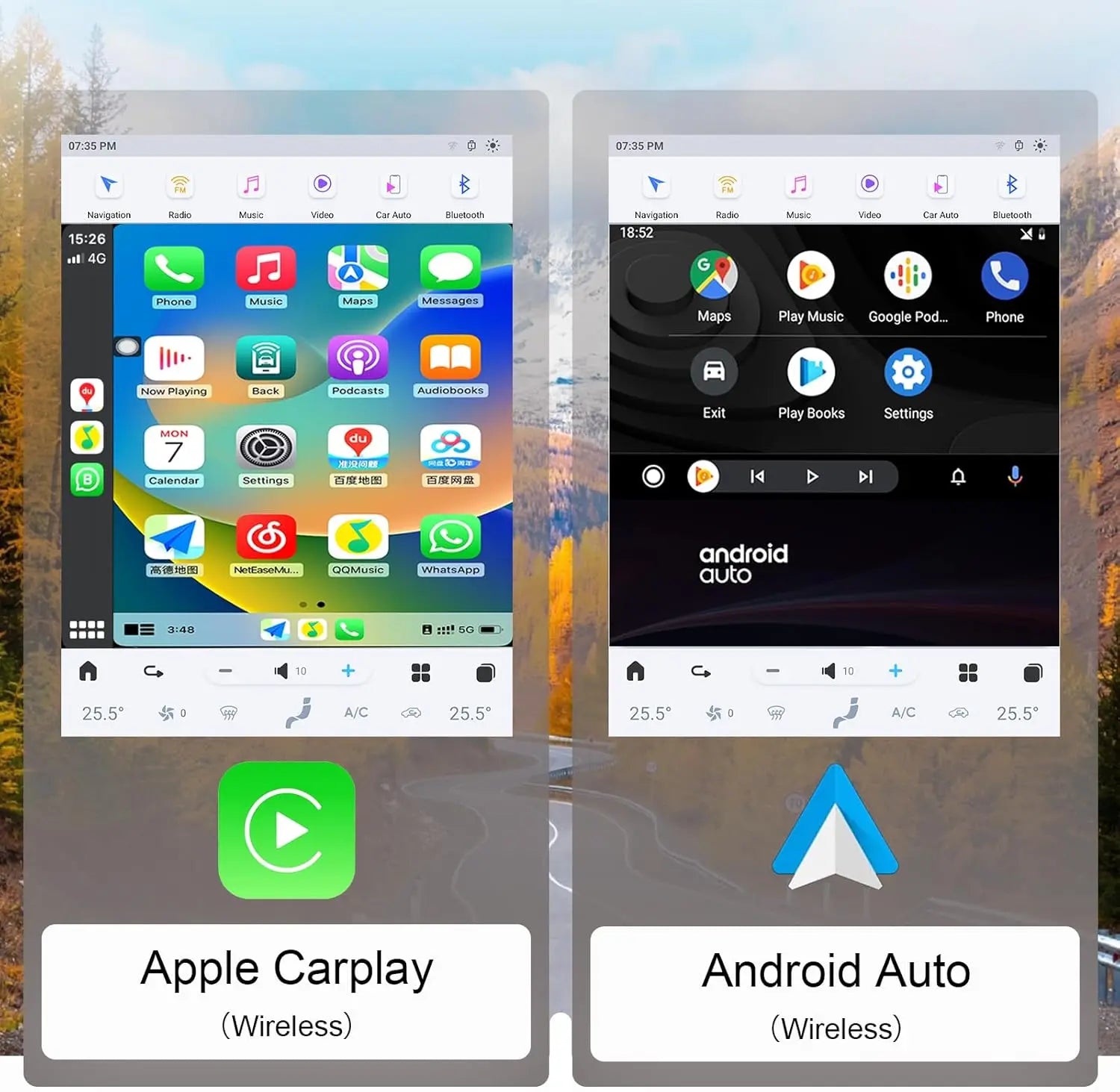 13.6" Tesla-Style Android Screen for Ford Mondeo / Fusion (2013–2020) | Qualcomm Snapdragon | CarPlay & Android Auto Carputech