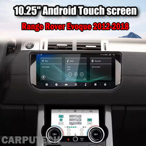 10.25" For Land Rover Range Rover Evoque 2012-2018 Android Navigation Screen Car Radio Multimedia Player Carputech