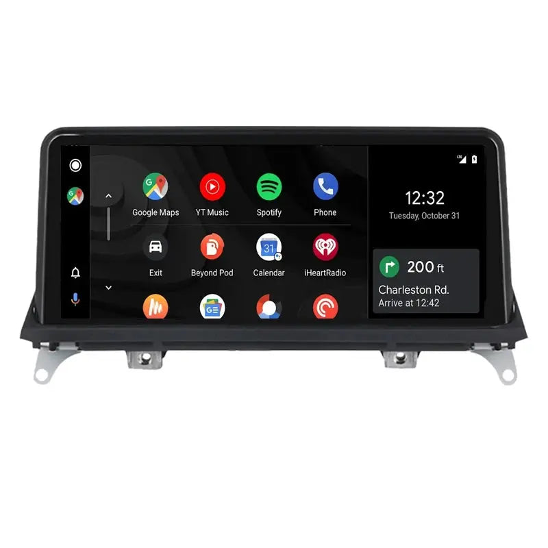 10.25" Wireless Apple CarPlay Android Auto Linux Car Radio Multimedia Screen for BMW X5 X6 E70 E71 F15 F16 2007-2017 Head Unit Video Carputech