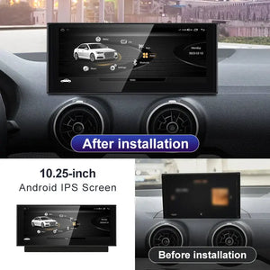 10.25inch 8Core Android13 Wireless CarPlay AUTO For AUDI Q2 Automobile Intelligence System Car Multimedia Screen GPS Navigation Carputech