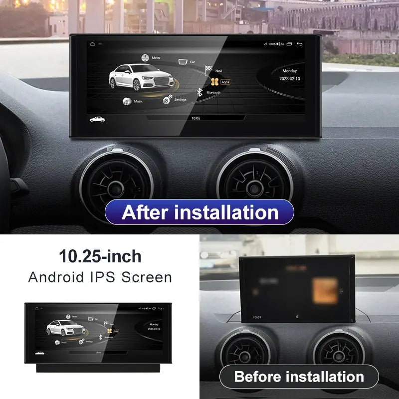 10.25inch 8Core Android13 Wireless CarPlay AUTO For AUDI Q2 Automobile Intelligence System Car Multimedia Screen GPS Navigation Carputech