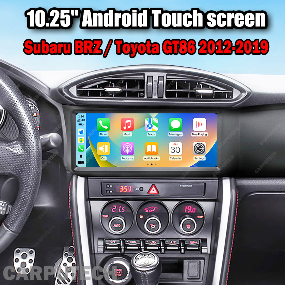 10.25'' For Subaru BRZ / Toyota GT86 2012-2019 Infotainment