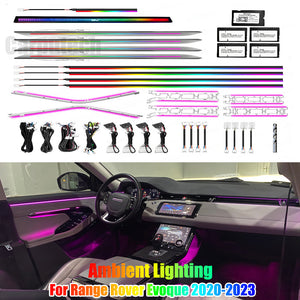 Dynamic Ambient Light for Range Rover Evoque 2020-2023 Interior LED Lighting Upgrade Accessories Carputech