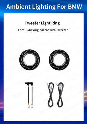 For BMW X1 X2 F48 F49 2016-2020 256 Colors Symphony LED Car Interior Ambient Lighting AirVent Strip Accessories Upgrade Carputech