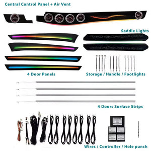 For Mercedes-Benz E-Class W212 2010-2015 64 colors Galaxy Symphony Ambient Lighting Carputech