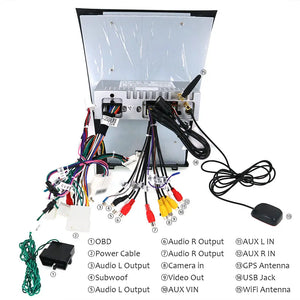 12.1" Qualcomm For Lexus GS450 2004-2011 Car Radio Stereo Carplay Upgrade Tesla Style Screen Android Auto GPS Navigation Multimedia Player Carputech