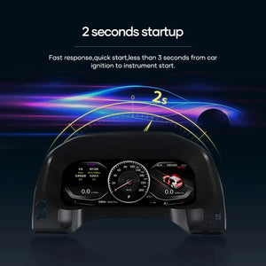 For Toyota 4Runner 2010-2022 12.3" LCD Digital Dashboard Cluster Car Panel Speedometer Virtual Cockpit - Carputech