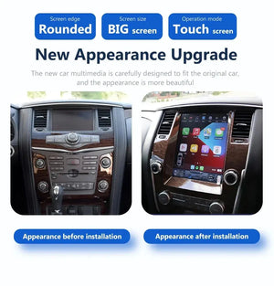 12.1" Qualcomm For Infiniti QX80 2010-2020 Car Radio Stereo Carplay Upgrade Tesla Style Screen Android Auto GPS Navigation Multimedia Player Carputech
