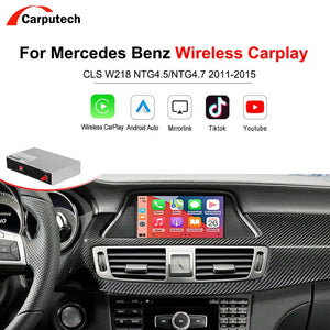 Wireless CarPlay Android Auto for Mercedes Benz CLS W218 NTG4.5/NTG4.7 2011-2015, with Mirror Link AirPlay Car Play Carputech