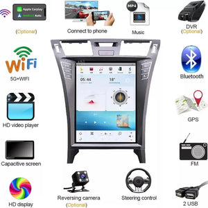 12.1" Qualcomm For Lexus Ls460 Ls600 2006-2012 Car Radio Stereo Carplay Upgrade Tesla Style Screen Android Auto GPS Navigation Multimedia Player Carputech