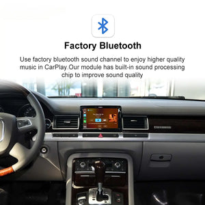 Carputeh Apple CarPlay Wireless For Audi MMI 2G A4 A5 A6 A7 A8 Q5 Q7 2005-2010 Android Auto Carplay Module Decoder Box Netflix Carputech