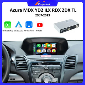 For Acura ILX / RDX / ZDX / TL / MDX (2007–2013) – Wireless CarPlay & Android Auto Upgrade | Plug & Play Interface for Factory Screen Carputech