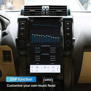 13.6" Qualcomm For Toyota Prado 2010-2018 Car Radio Stereo Carplay Upgrade Tesla Style Screen Android Auto GPS Navigation Multimedia Player Carputech