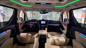 64 Colors Dynamic Ambient Light for Lexus LM/Toyota Alphard/Vellfire 30 Series Interior LED Lighting Upgrade Accessories Carputech