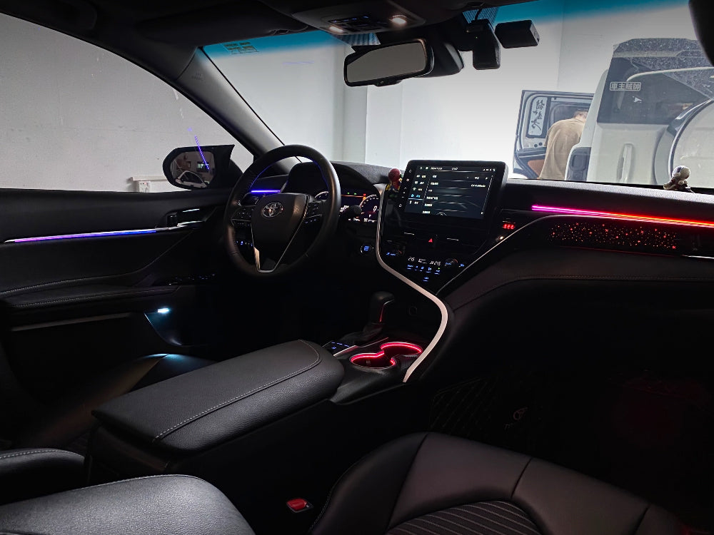 64 Colors Ambient Lighting Upgrade Kit for Toyota Camry 8th 2018 - 2023 Interior LED Light Accessories