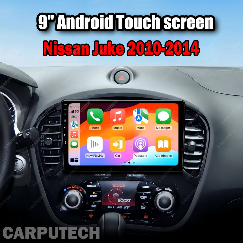 For Nissan Juke 2010-2014 Infotainment Navigation System Car Multimedia Touch Screen Head Unit Android14 Car Radio GPS