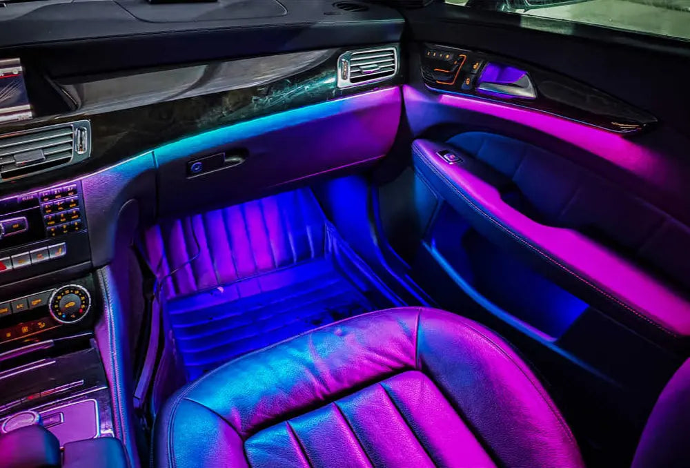 64 Colors LED Interior Ambient Lighting Kit for Mercedes Benz CLS-Class W218 2012-2017 Carputech