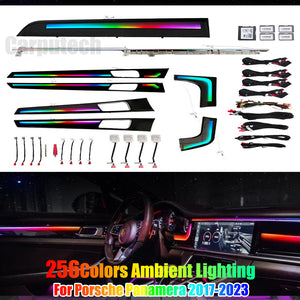 Upgrade Symphony LED Car Interior Ambient Light for Porsche Panamera 2017-2023 Atmosphere Strip Decoration Accessories Carputech