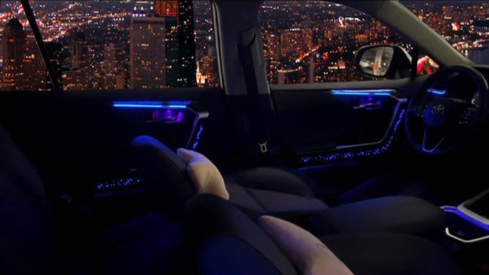 Dynamic Ambient Light for Toyota RAV4 2019-2024 Interior LED Lighting Trim Upgrade Accessories Kit Carputech