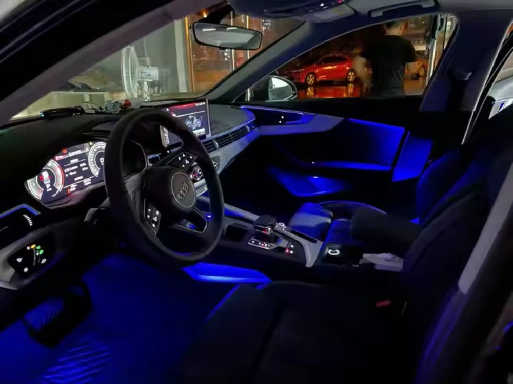Upgrade 256 Colors Symphony Led Car Interior Ambient Lighting Decoration for Audi A5 B9 2017-2024 Atmosphere Strip Accessories Carputech