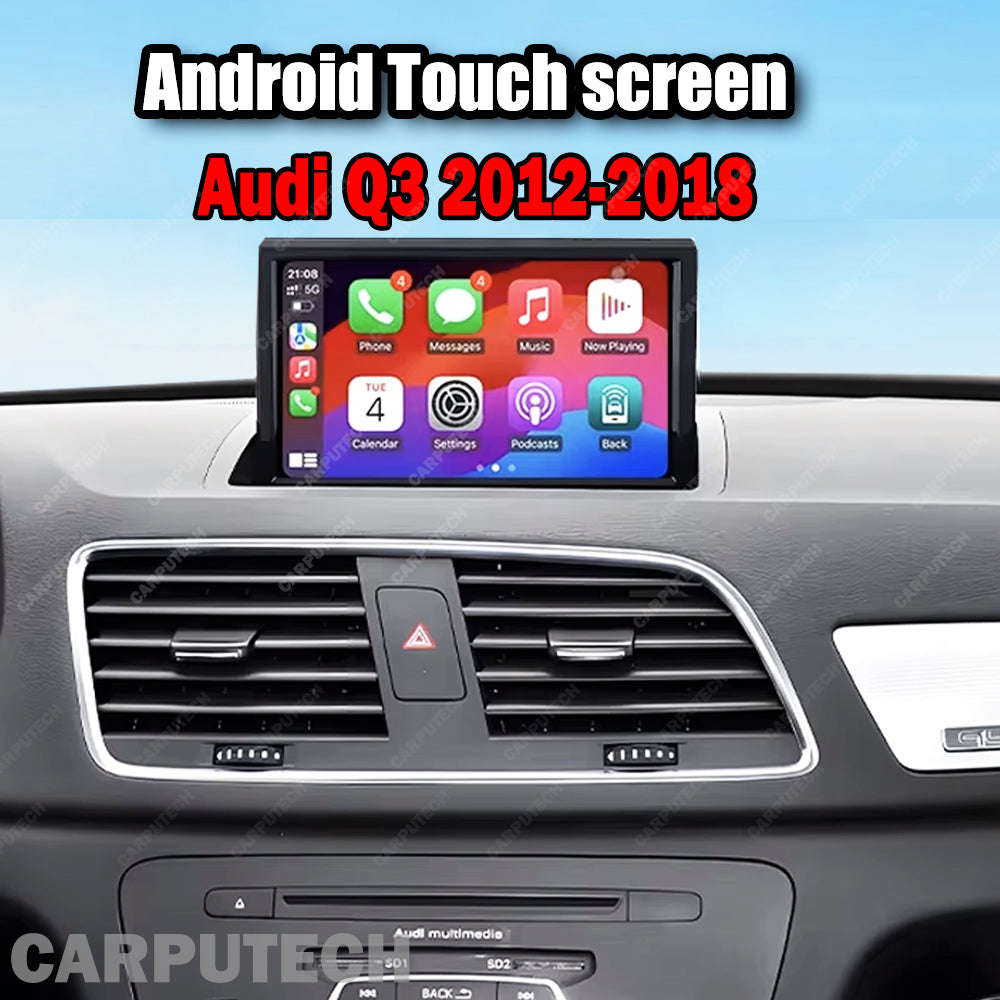 8 Inch Android Touch Screen Car Stereo For Audi Q3 2012-2018 BT WIFI SIM GPS Navi Wirless Carplay Auto Radio Player