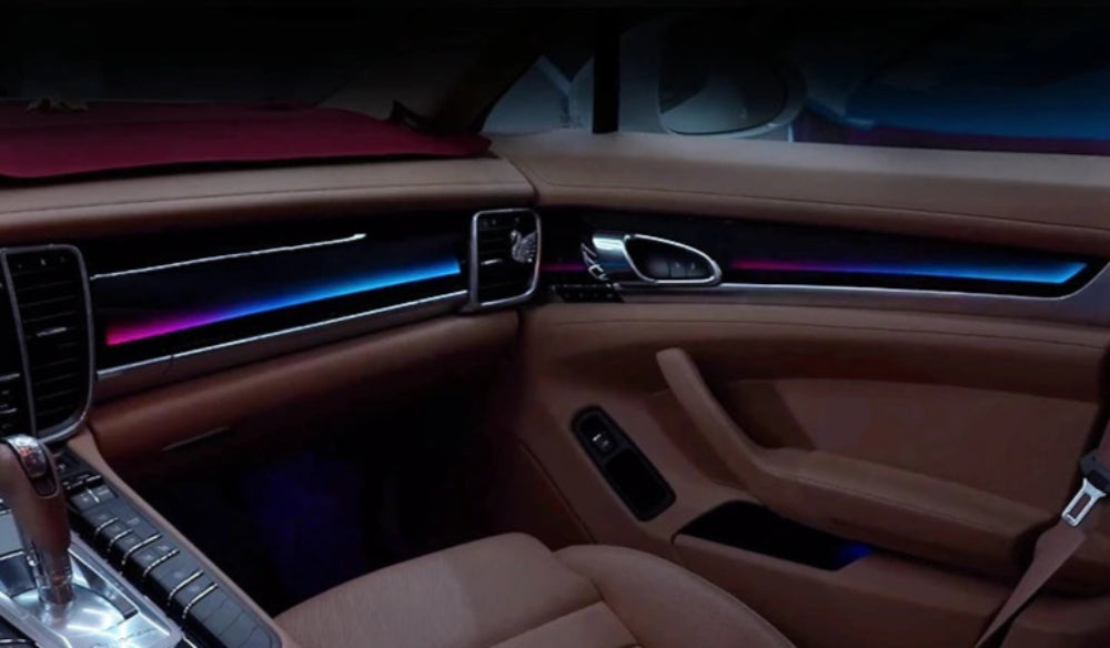 Upgrade Symphony LED Car Interior Ambient Lighting for Porsche Panamera 2010-2016 Trim Decoration Accessories Strip Carputech