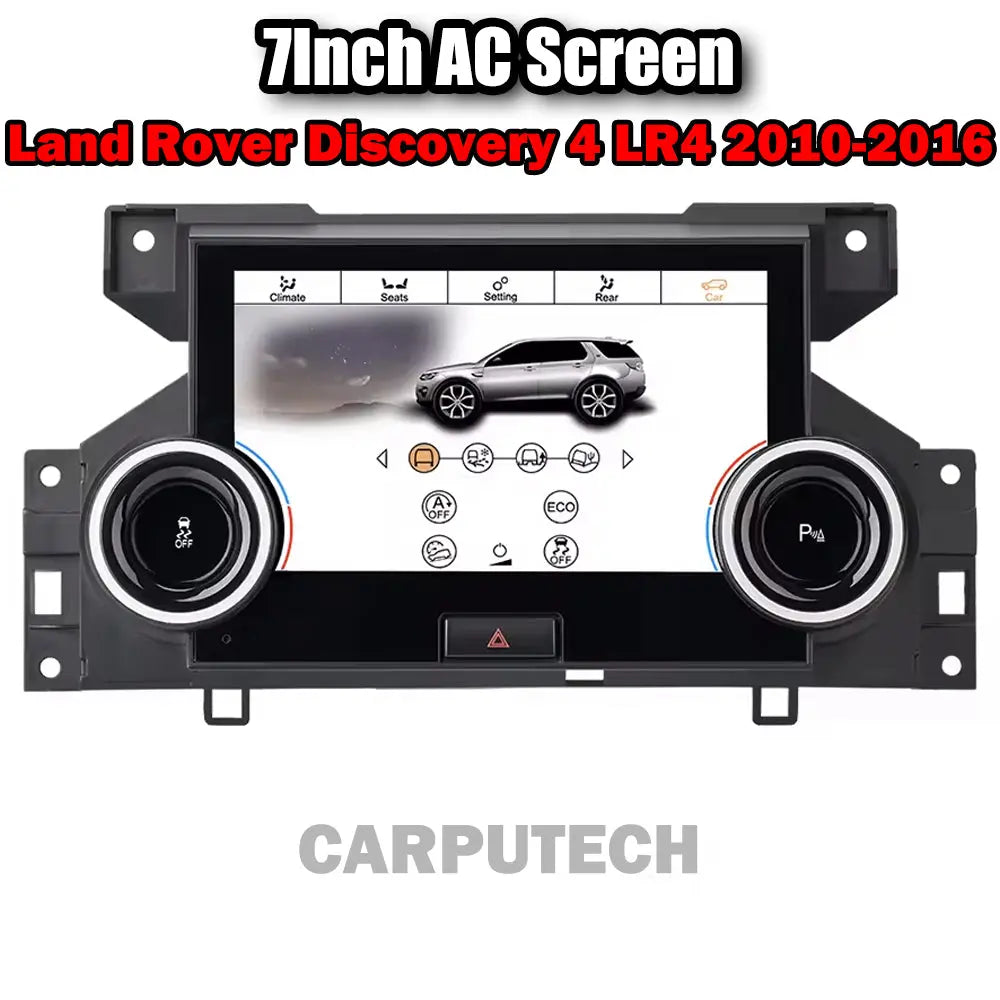 7Inch For Land Rover Discovery 4 LR4 2010-2016 AC Screen Car Climate Control Digital Panel Touch Screen Auto Electronics Carputech
