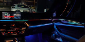 Upgrade 256 colors Symphony LED Car Interior Ambient Lighting For BMW 5 Series G30 G38 2018-2023 Atmosphere Strip Accessories Carputech