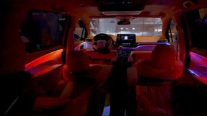 Upgrade Symphony Led Car Interior Ambient Lighting for Toyota Sienna 2021-2024 Strip Decoration Accessories Carputech