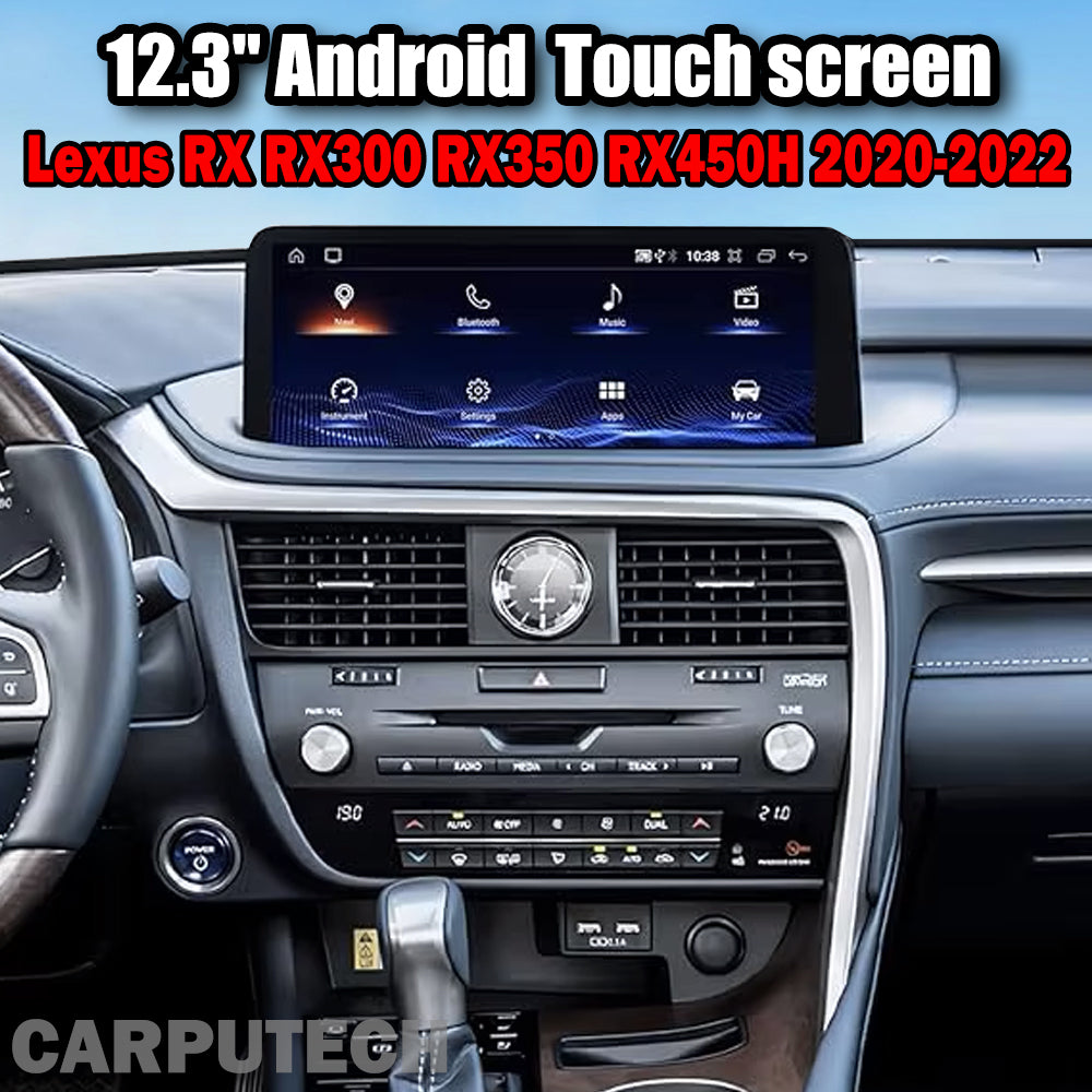 12.3-Inch For Lexus RX (2020–2022) Infotainment Navigation System | Android 15 Car Multimedia Touch Screen Head Unit GPS Radio