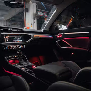 Upgrade 256 Colors Symphony Led Car Interior Ambient Lighting Decoration for Audi Q3 2019-2023 Atmosphere Strip Accessories Carputech