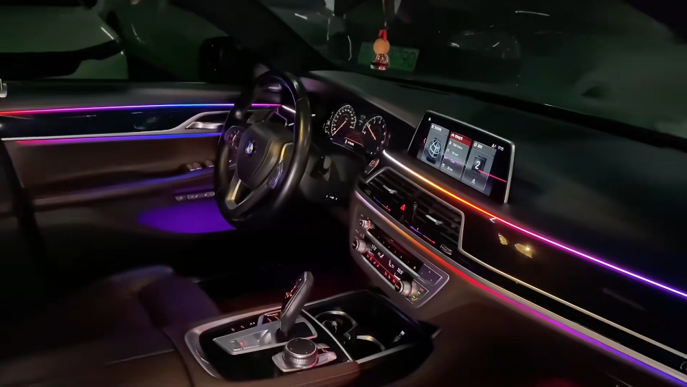 For BMW 7 Series G11 G12 2015-2023 256 Colors Symphony LED Car Interior Ambient Lighting Atmosphere Strip Accessories Upgrade Carputech