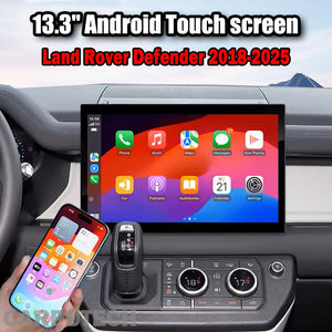 13.3inch Touch Screen For Land Rover Defender 2018-2025 Android 13 Car Radio Multimedia Player Navigation Carputech