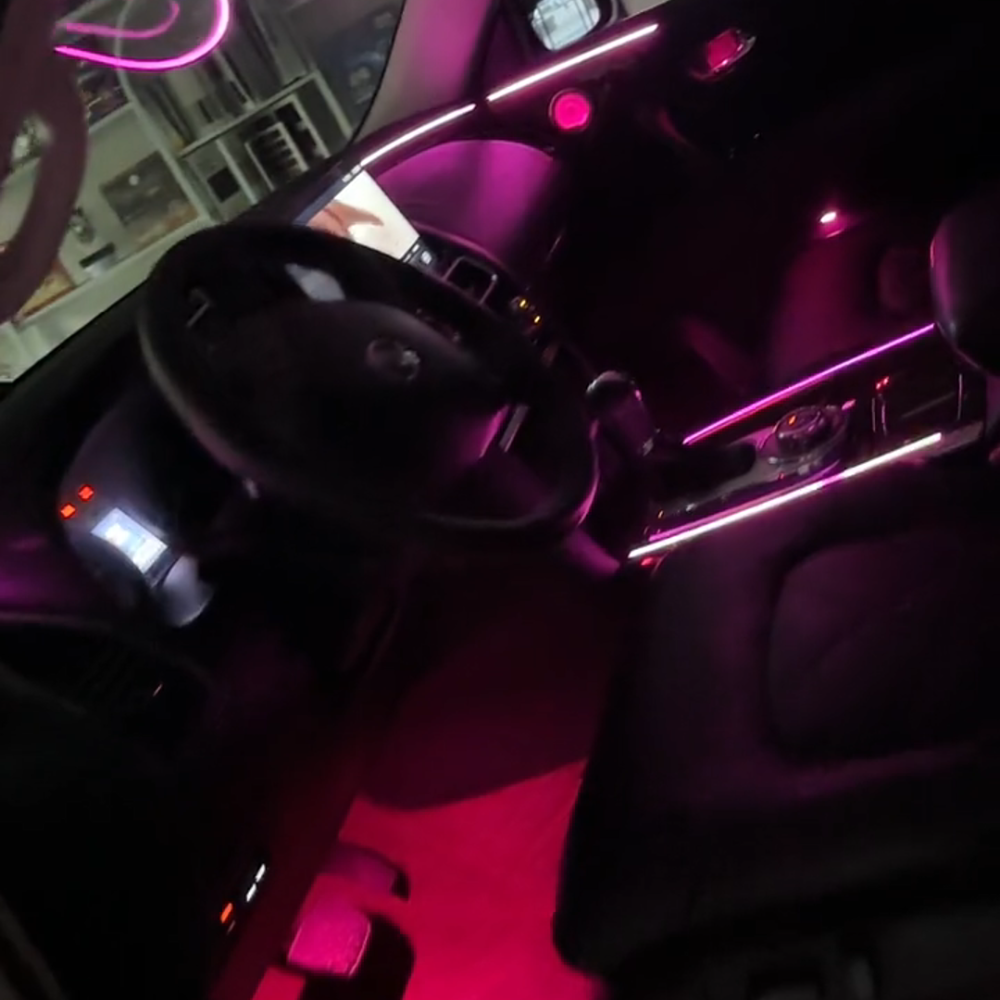 Upgrade 64 Color Symphony Car Interior Ambient Lighting for Nissan Patrol 2012-2018 Trim Decoration Accessories