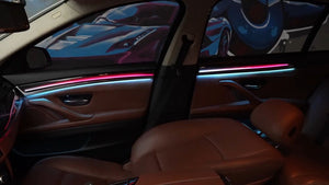 256 Colors Symphony LED Car Interior Ambient Lighting for BMW 5 Series F10 F11 F18 2011-2017 Atmosphere Strip Accessories Carputech