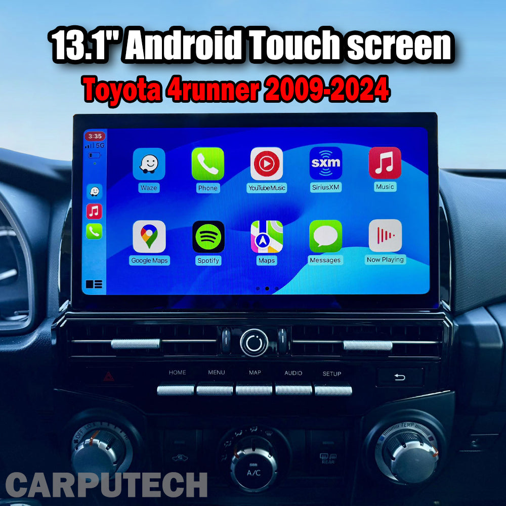 13.1'' For Toyota 4runner 2009-2024 Android Screen Infotainment Navigation System Car Multimedia Touch Screen Head Unit Car Radio GPS