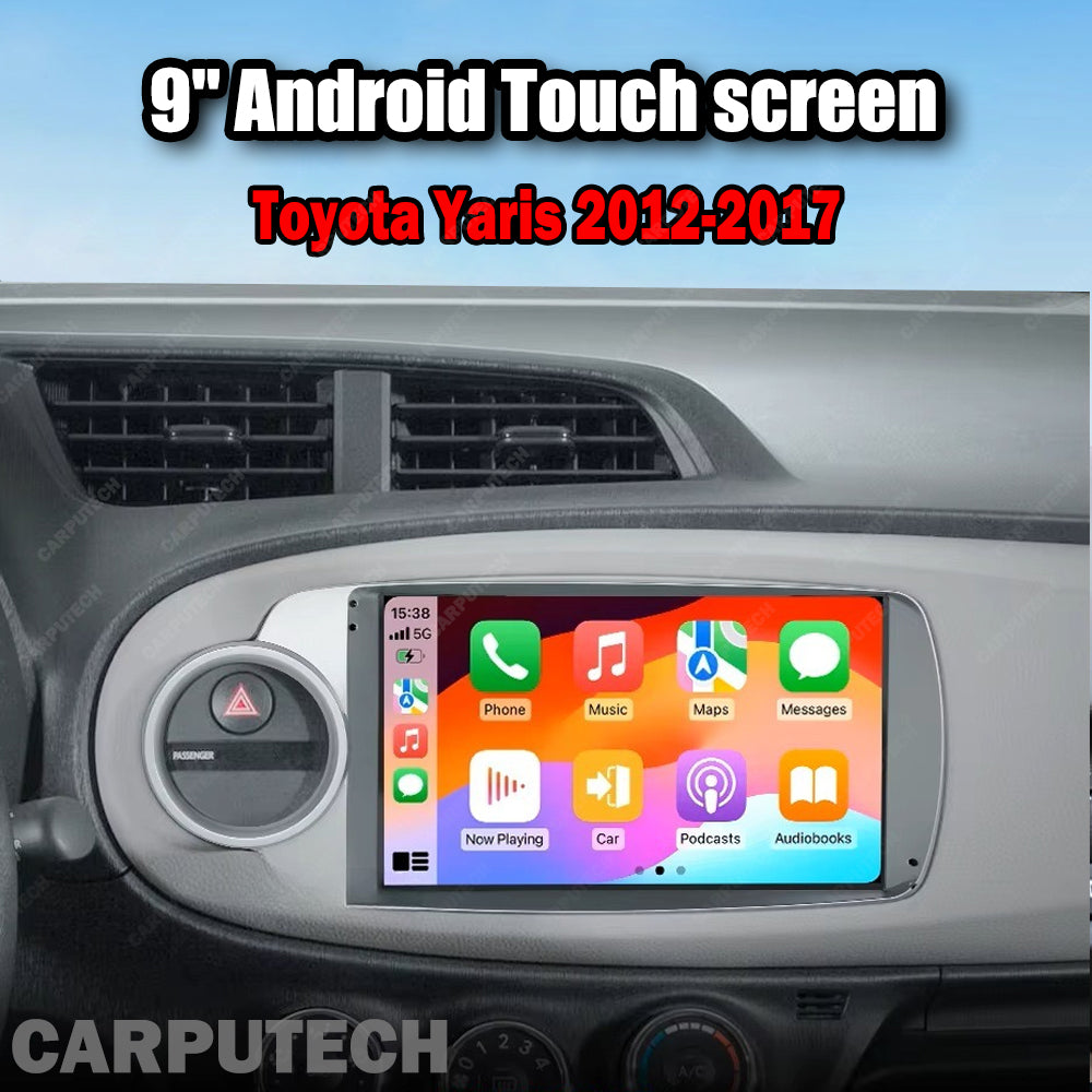 For Toyota Yaris 2012-2017 Infotainment Navigation System Car Multimedia Touch Screen Head Unit Android14 Car Radio GPS