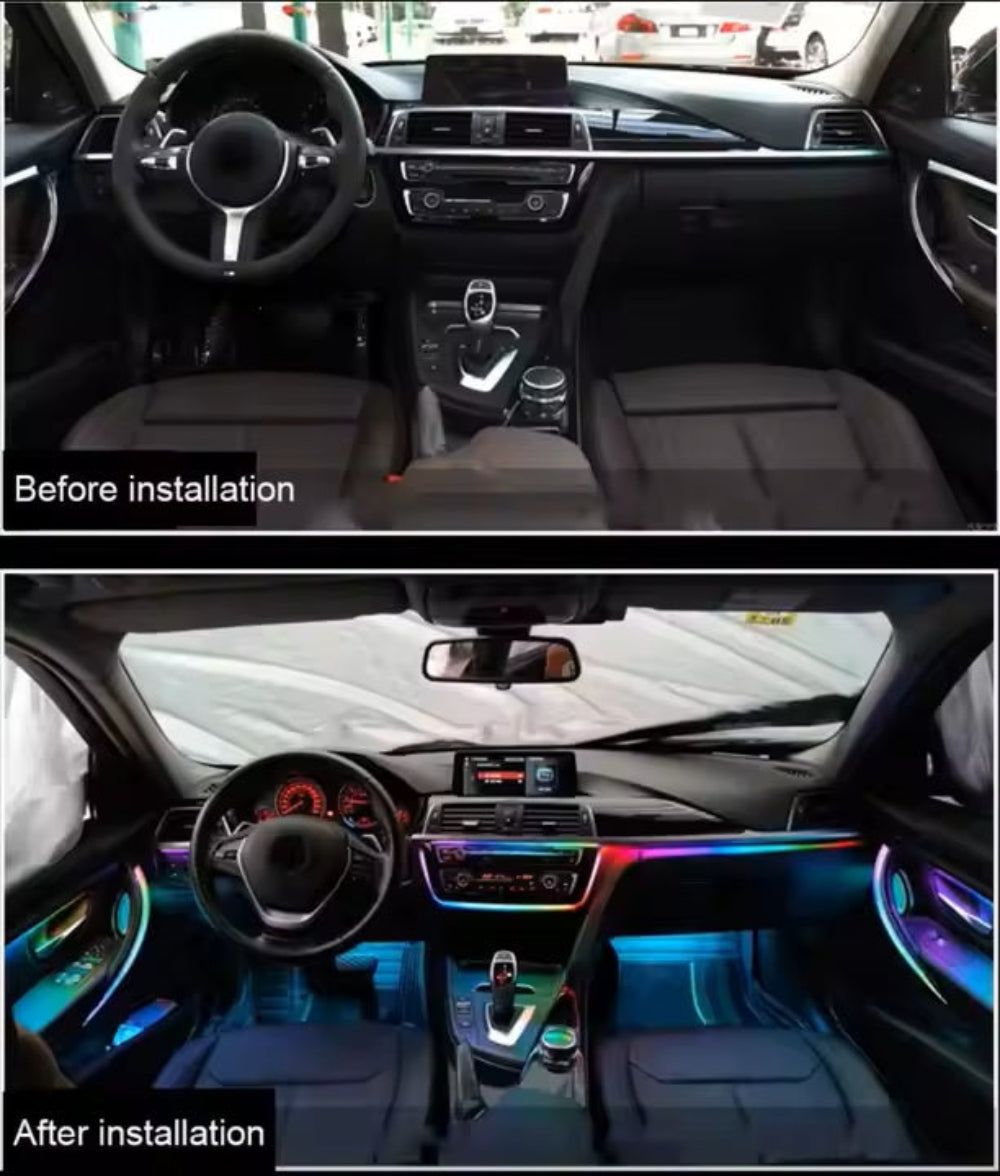 Ambient Lighting Upgrade for BMW 3 Series 2013 - 2019 Interior Accessories LED Door Trim Speaker Cover Lights Carputech