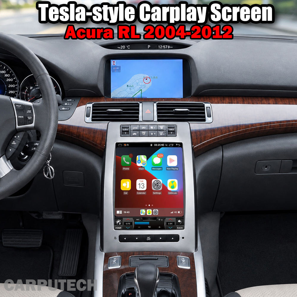 10.4'' For Acura RL 2004-2012 Android Screen Infotainment Navigation System Car Multimedia Tesla Style Screen Head Unit Car Radio