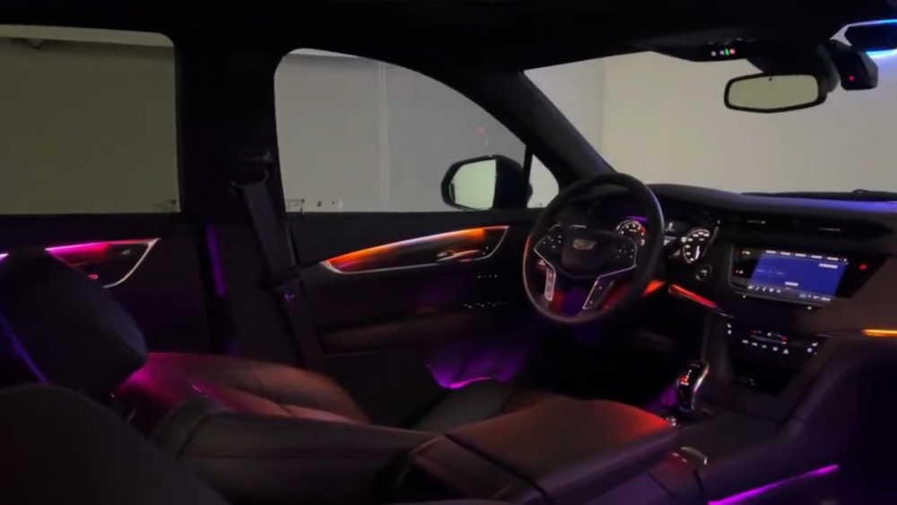 For Cadillac XT5 XT6 2016-2024 Symphony Car Interior Ambient Lighting 64 Color Trim Decoration Accessories