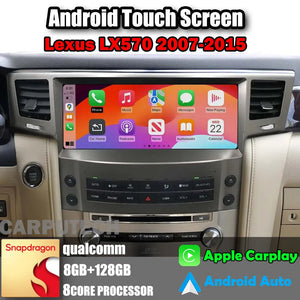 12.3 inch Lexus LX570 2007-2015 Car Radio Multimedia Player Wireless CarPlay Android Auto Upgrade Android Touch Screen Carputech