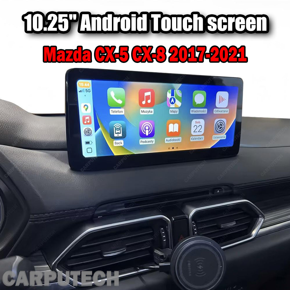 10.25'' For Mazda CX-5 CX-8 2017-2021 Dual System Android Screen Infotainment Navigation System Car Multimedia Touch Screen Head Unit Car Radio GPS