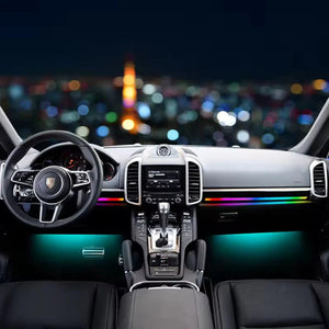 Upgrade 256 Colors Ambient Lighting Kit for Porsche Cayenne 2010-2017 Interior Atmosphere LED Lights Carputech